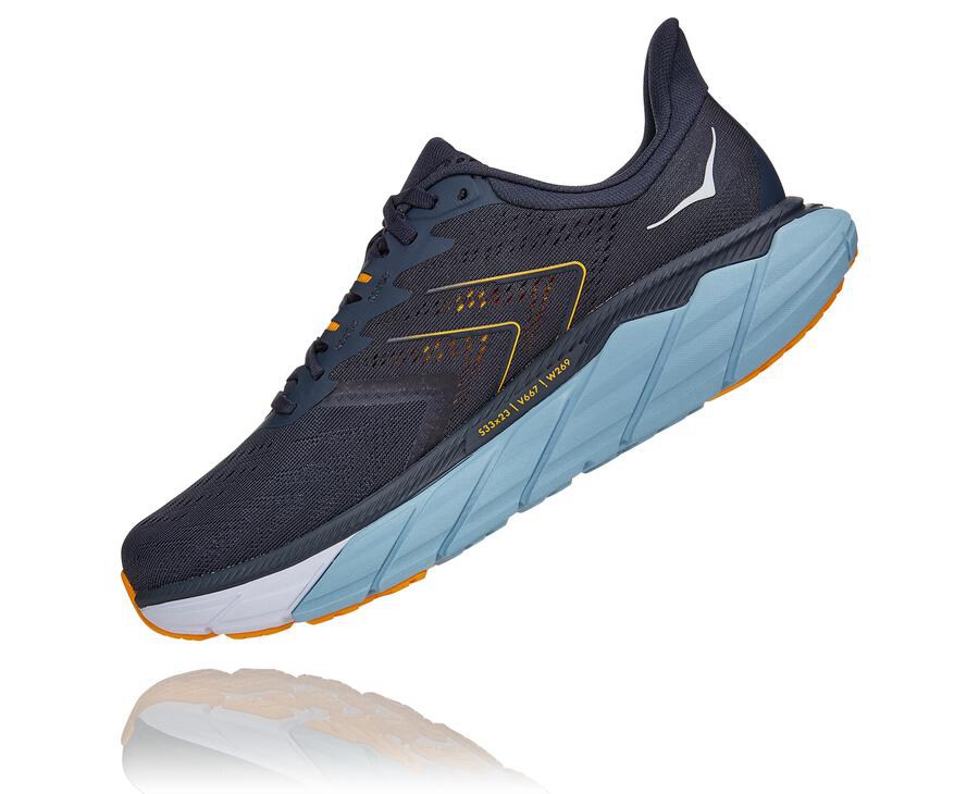 Tenis Corrida Hoka One One Masculino Azul Marinho - Arahi 5 - 083-ODNQUT